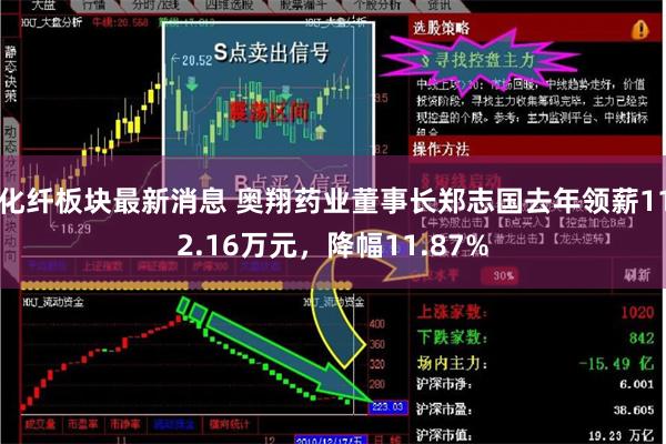 化纤板块最新消息 奥翔药业董事长郑志国去年领薪112.16万元,降幅11.87%