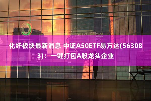 化纤板块最新消息 中证A50ETF易方达(563083):一键打包A股龙头企业