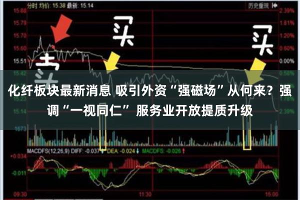 化纤板块最新消息 吸引外资“强磁场”从何来?强调“一视同仁” 服务业开放提质升级